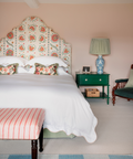 Alexandra Wavy Scalloped Bed Linen, Plaster Pink