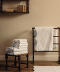 Amelia Scalloped Bath Towel Collection, Powder Blue