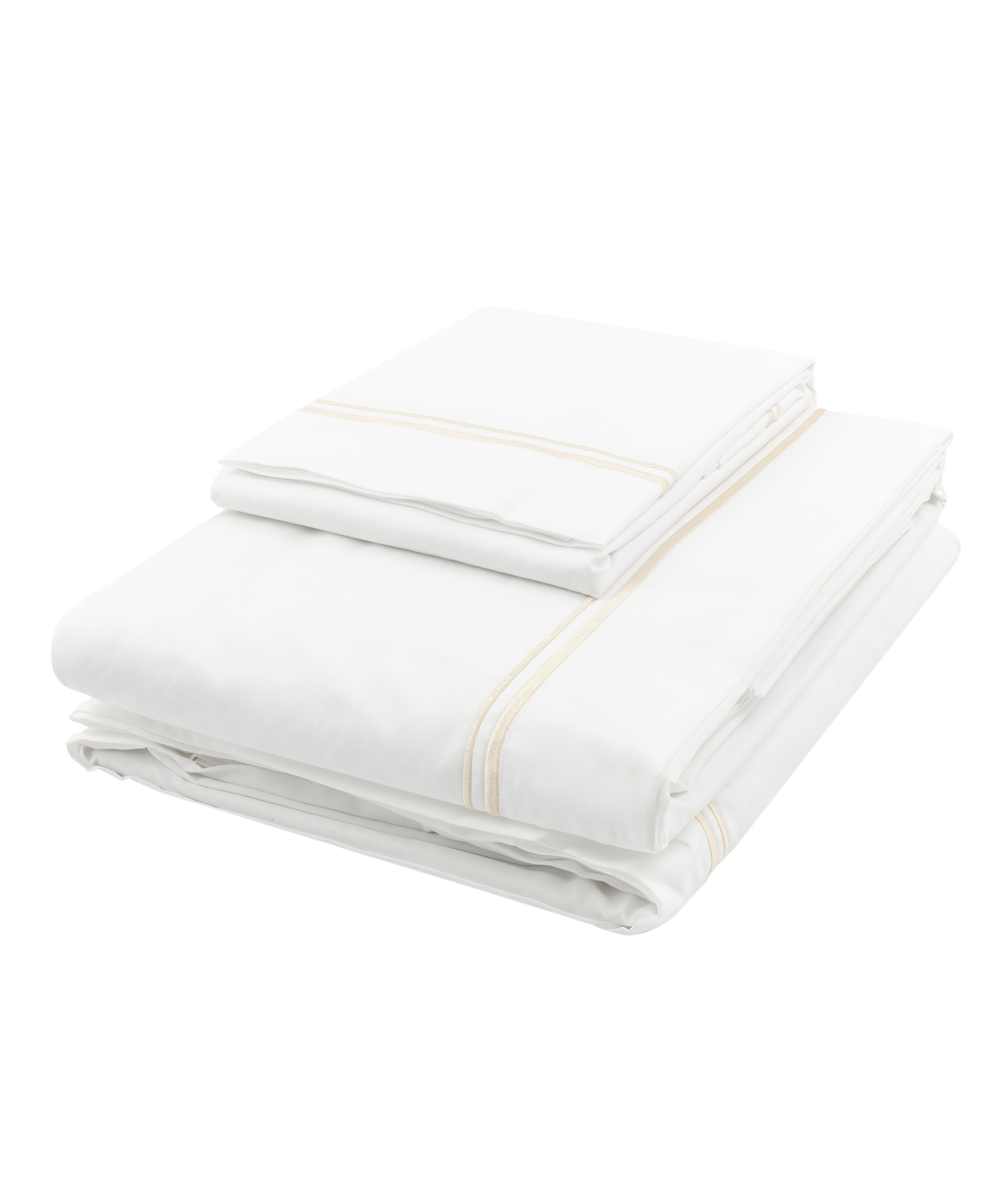 Evora Double Row Corded Bed Linen, Buttermilk