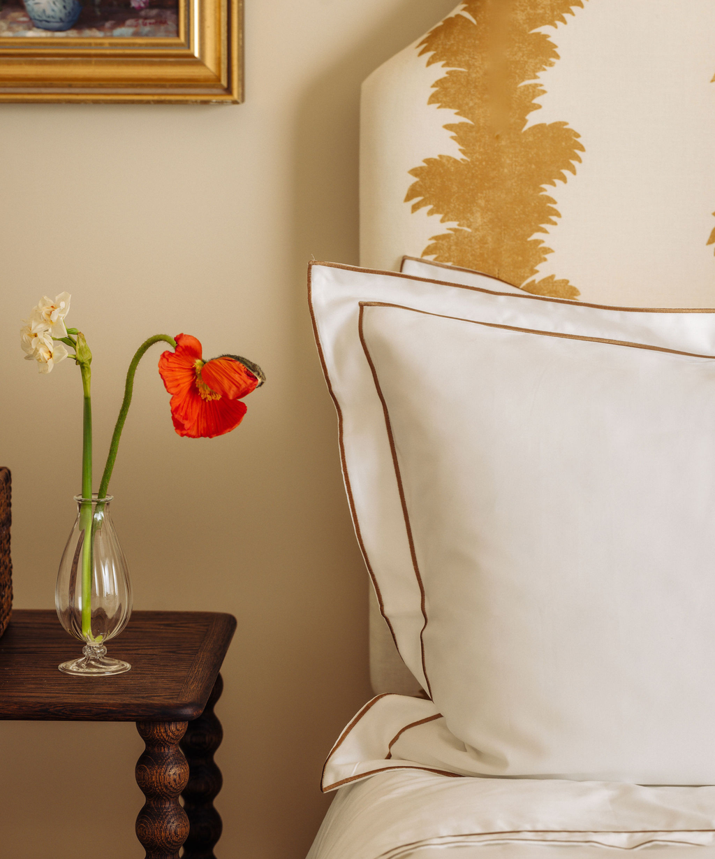 Frame Bed Linen, Bronzed Umber
