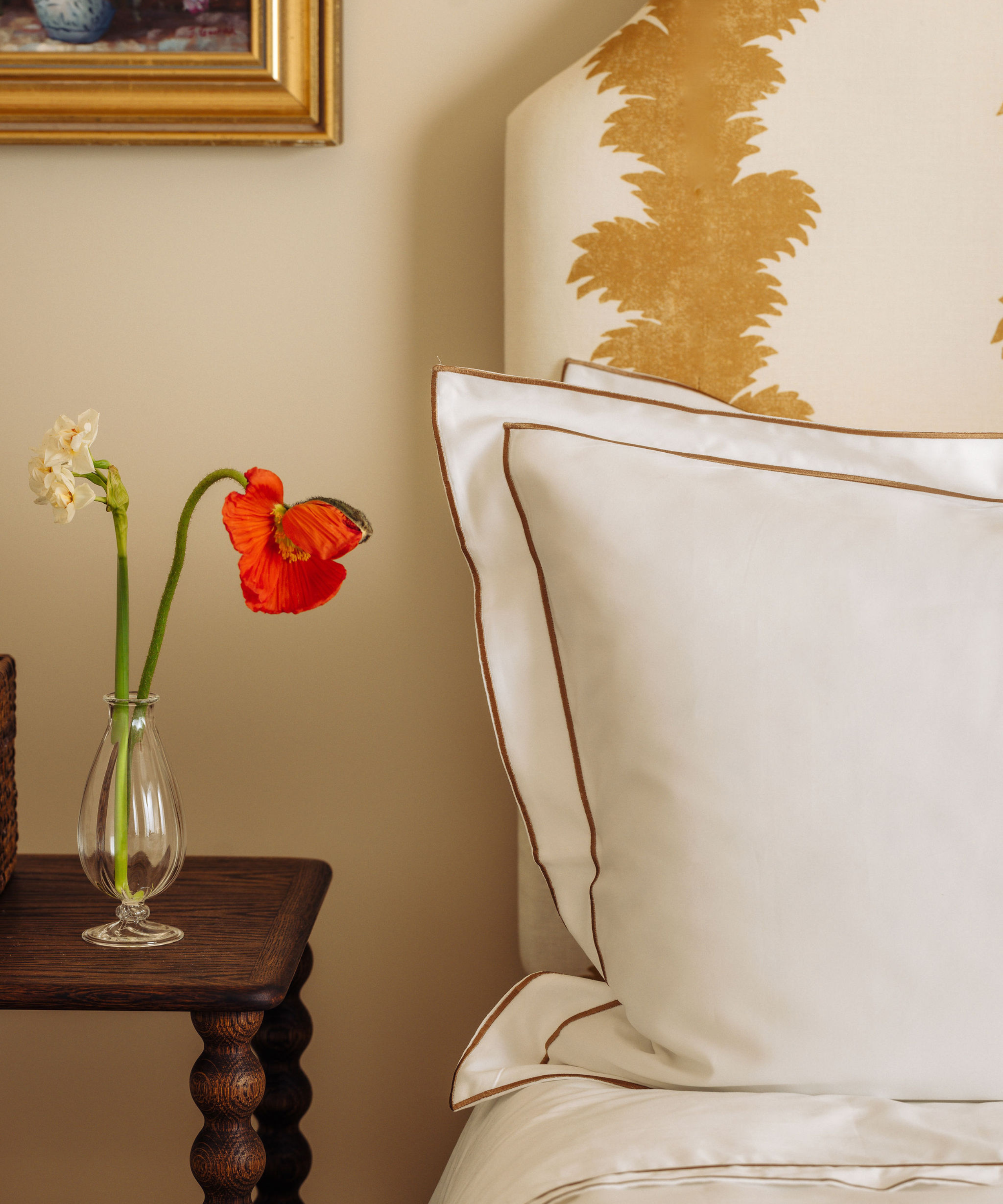 Frame Bed Linen, Bronzed Umber