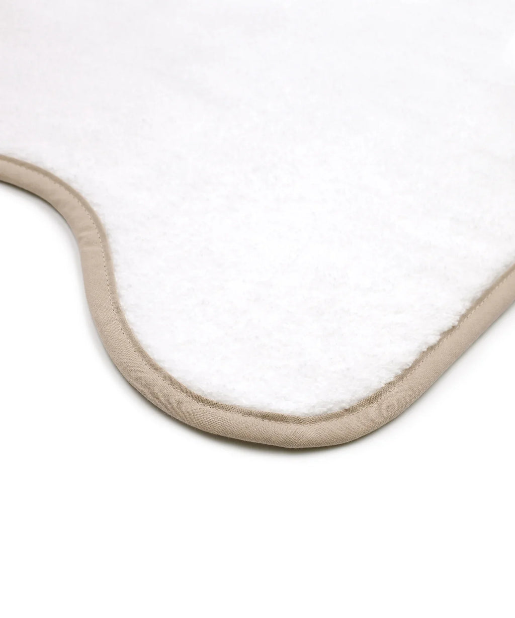 Amelia Scalloped Bath Towel Collection, Taupe