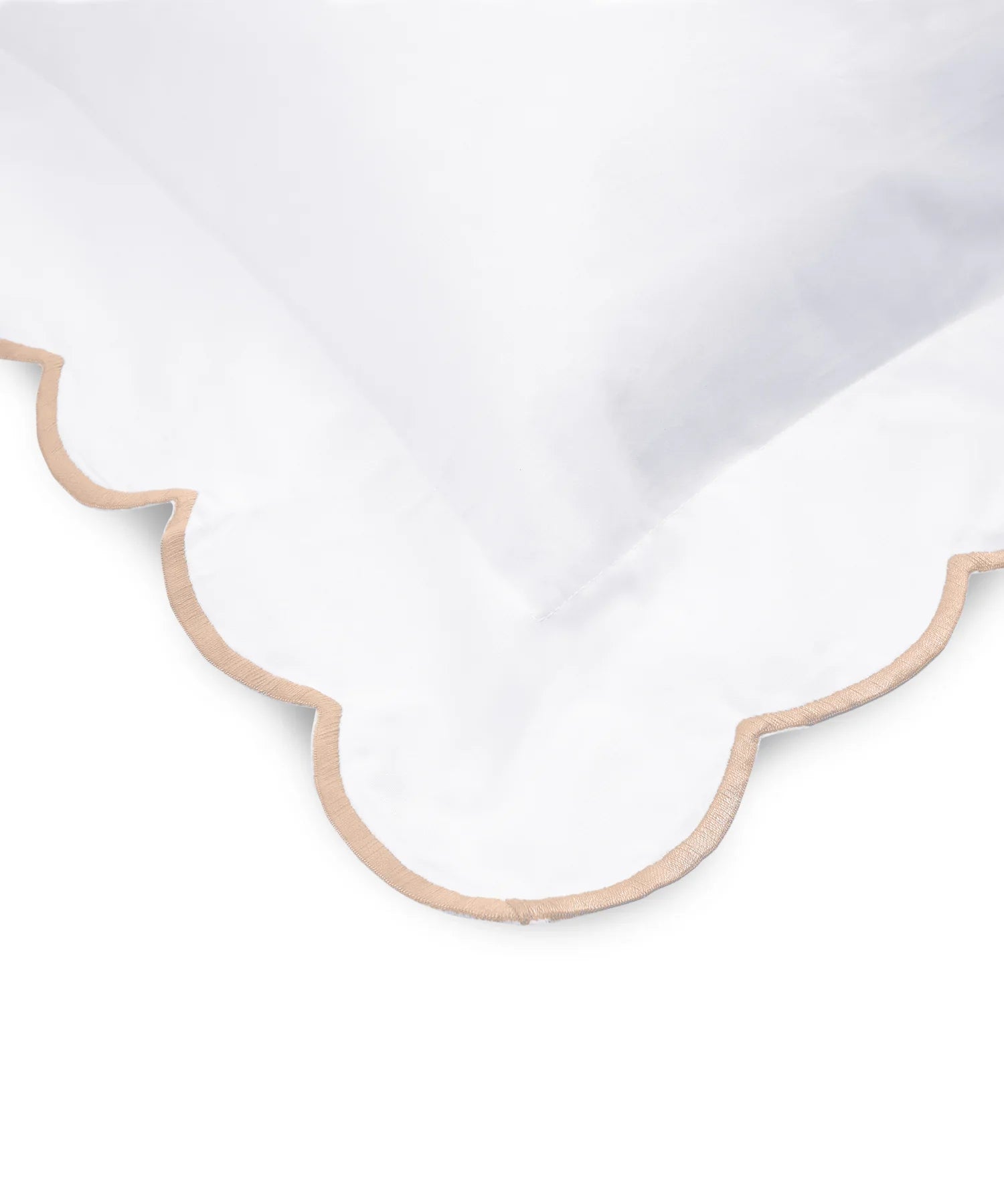 Annabelle Scalloped Bed Linen, Dusty Pink
