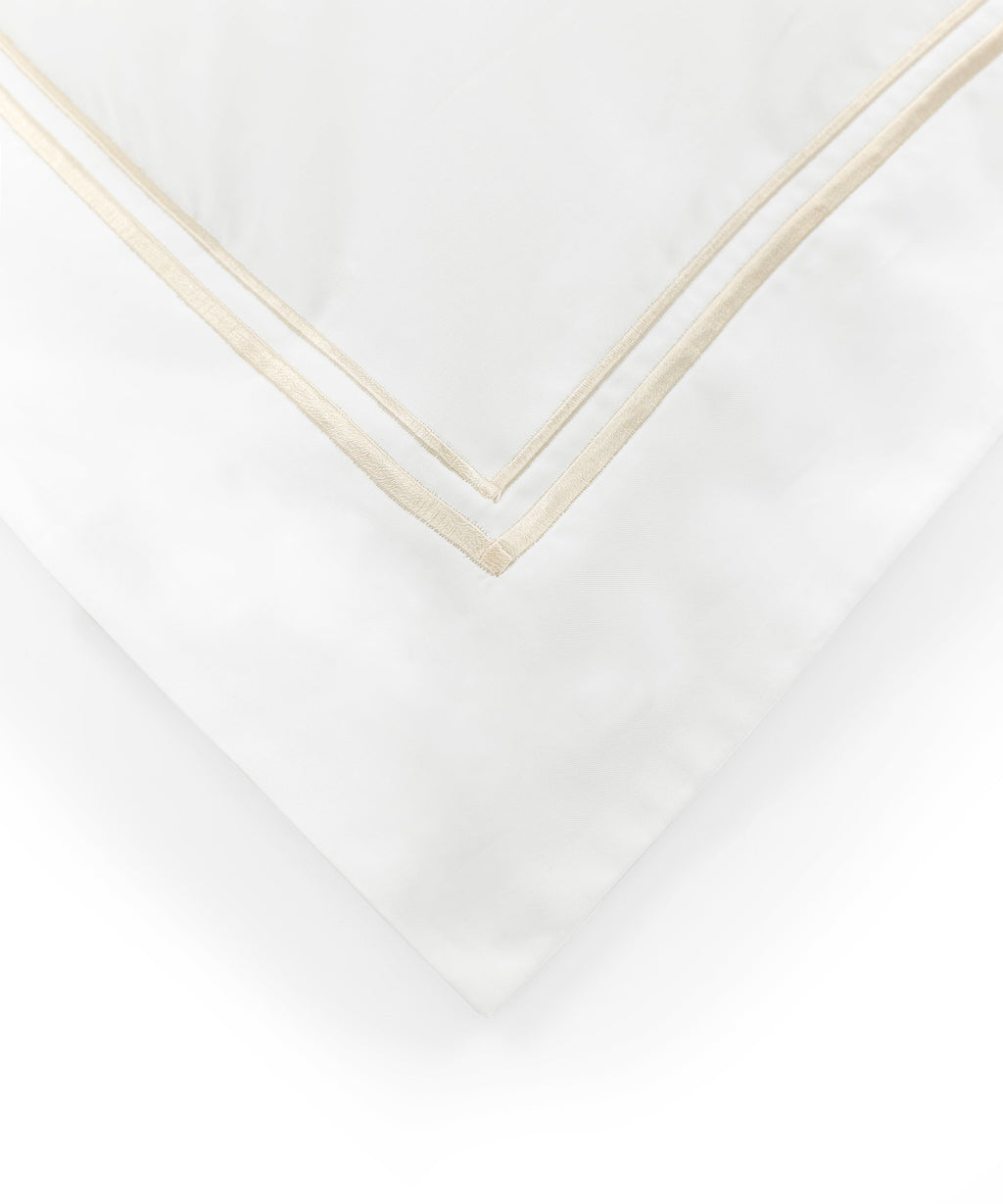 Evora Double Row Corded Bed Linen, Buttermilk