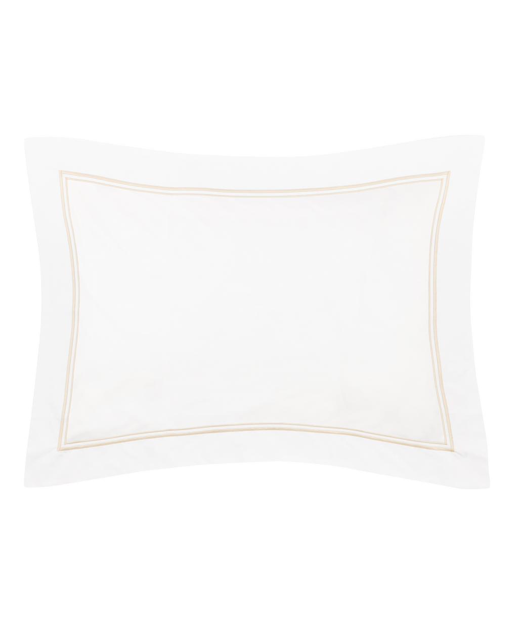 Evora Double Row Corded Bed Linen, Buttermilk