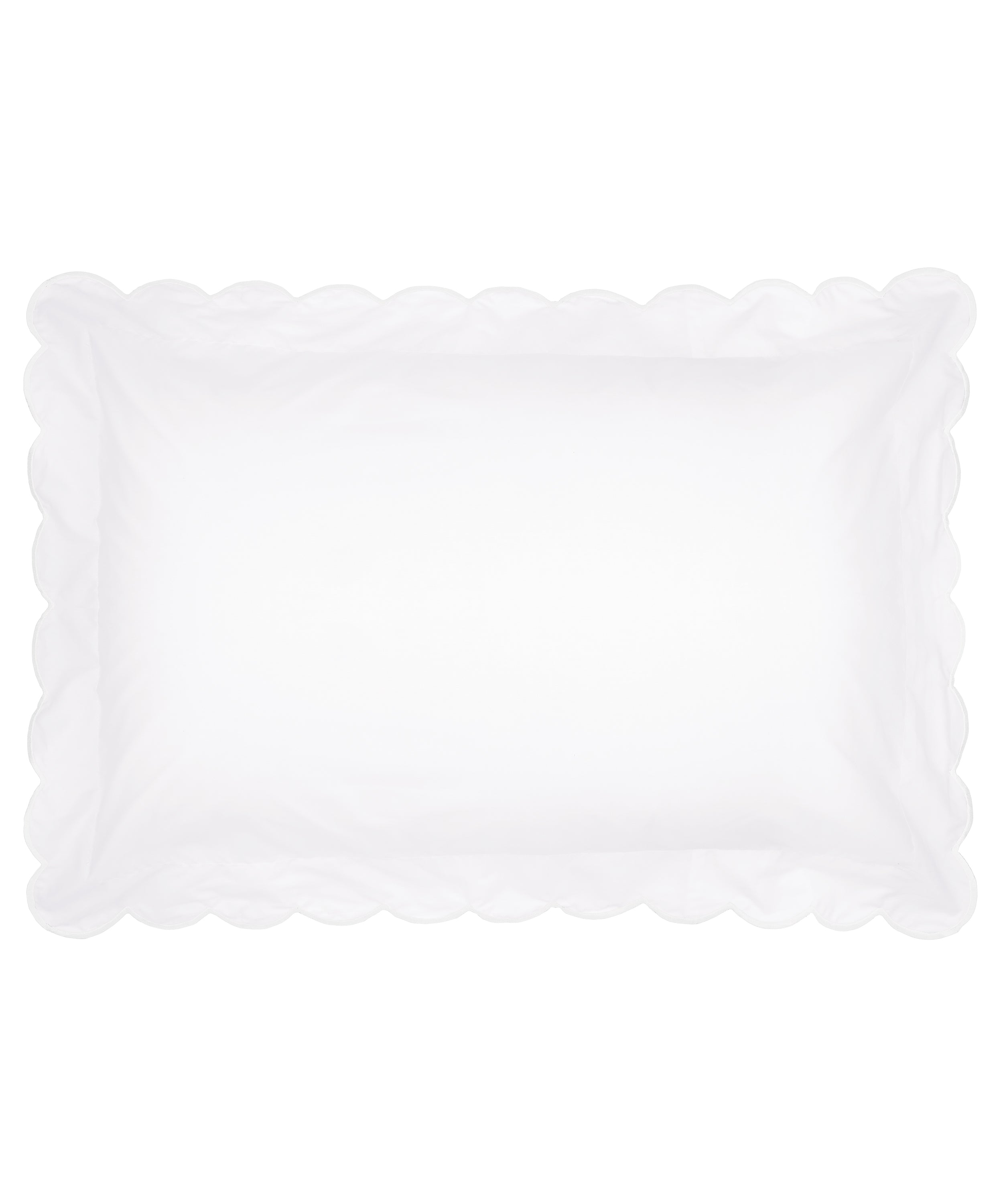 Annabelle Scalloped Bed Linen, White