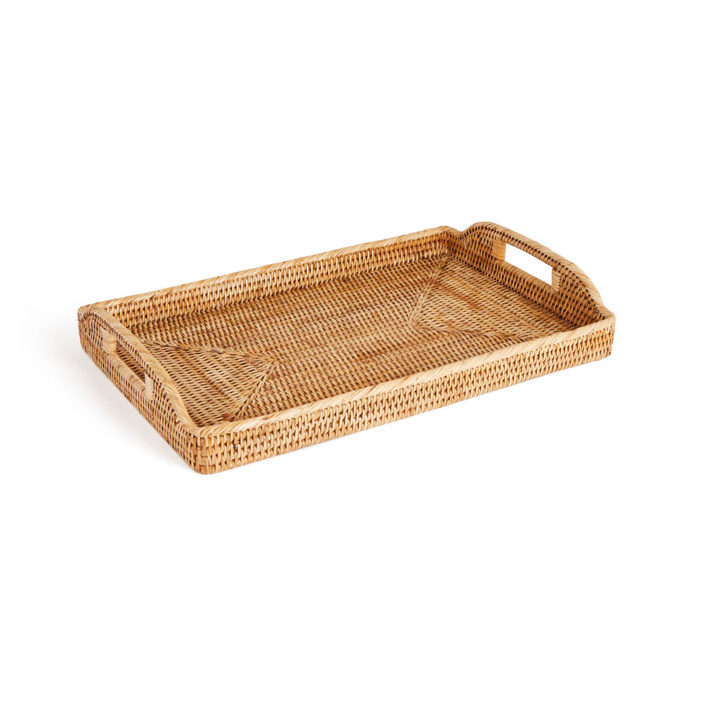 Rattan Serving Trays, Natural