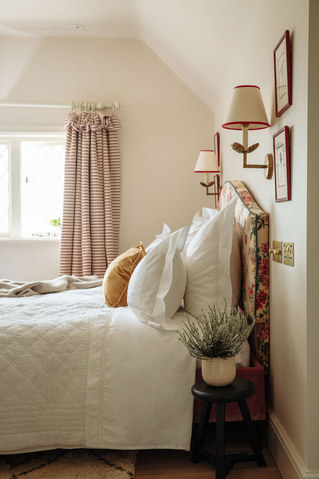 Eva Quilted Cotton Bedspread, White