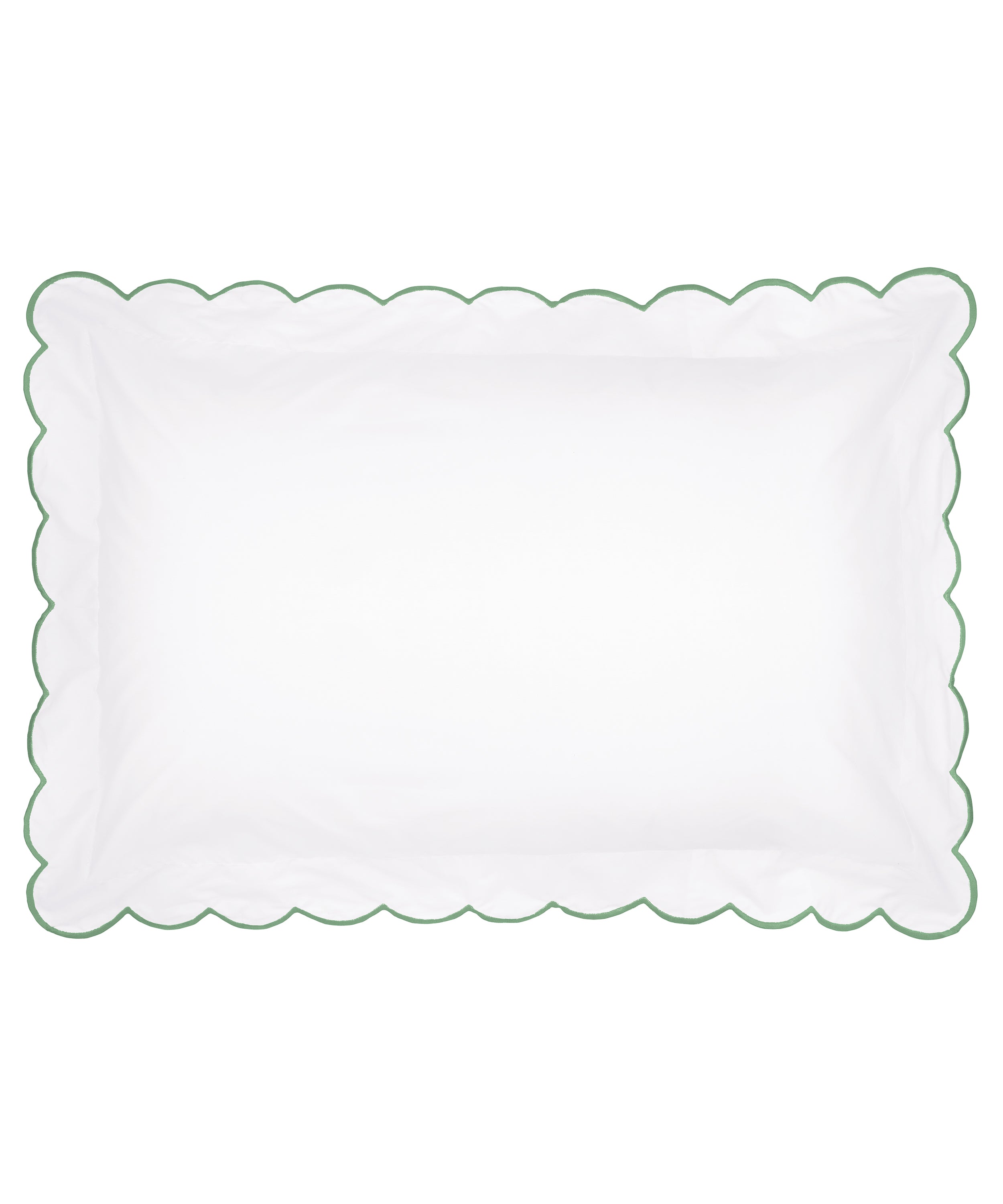 Annabelle Scalloped Bed Linen, Asparagus