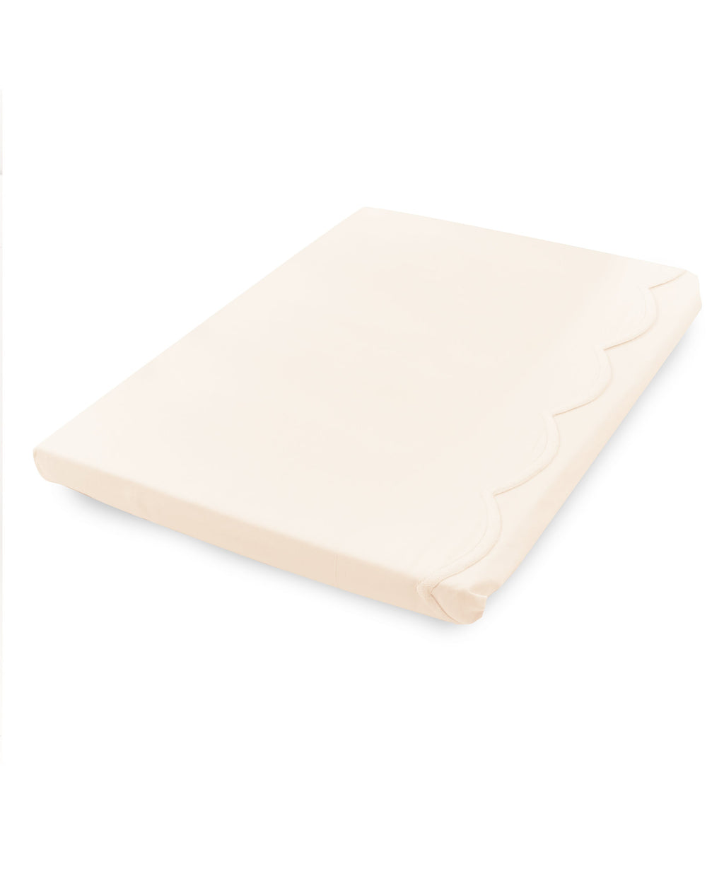 Annabelle Scalloped Bed Linen, Ivory