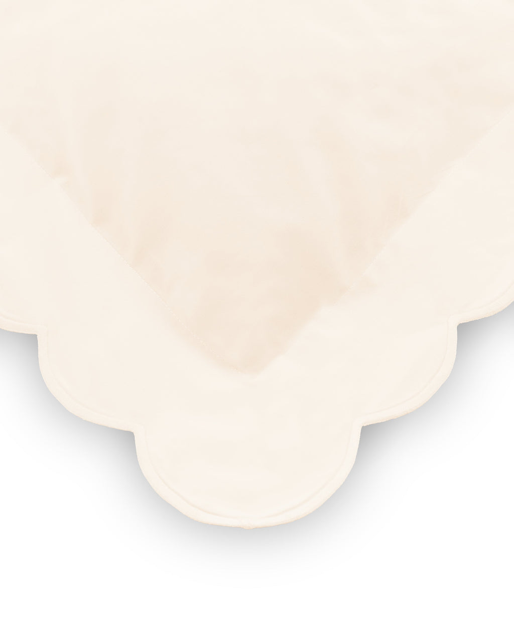 Annabelle Scalloped Bed Linen, Ivory