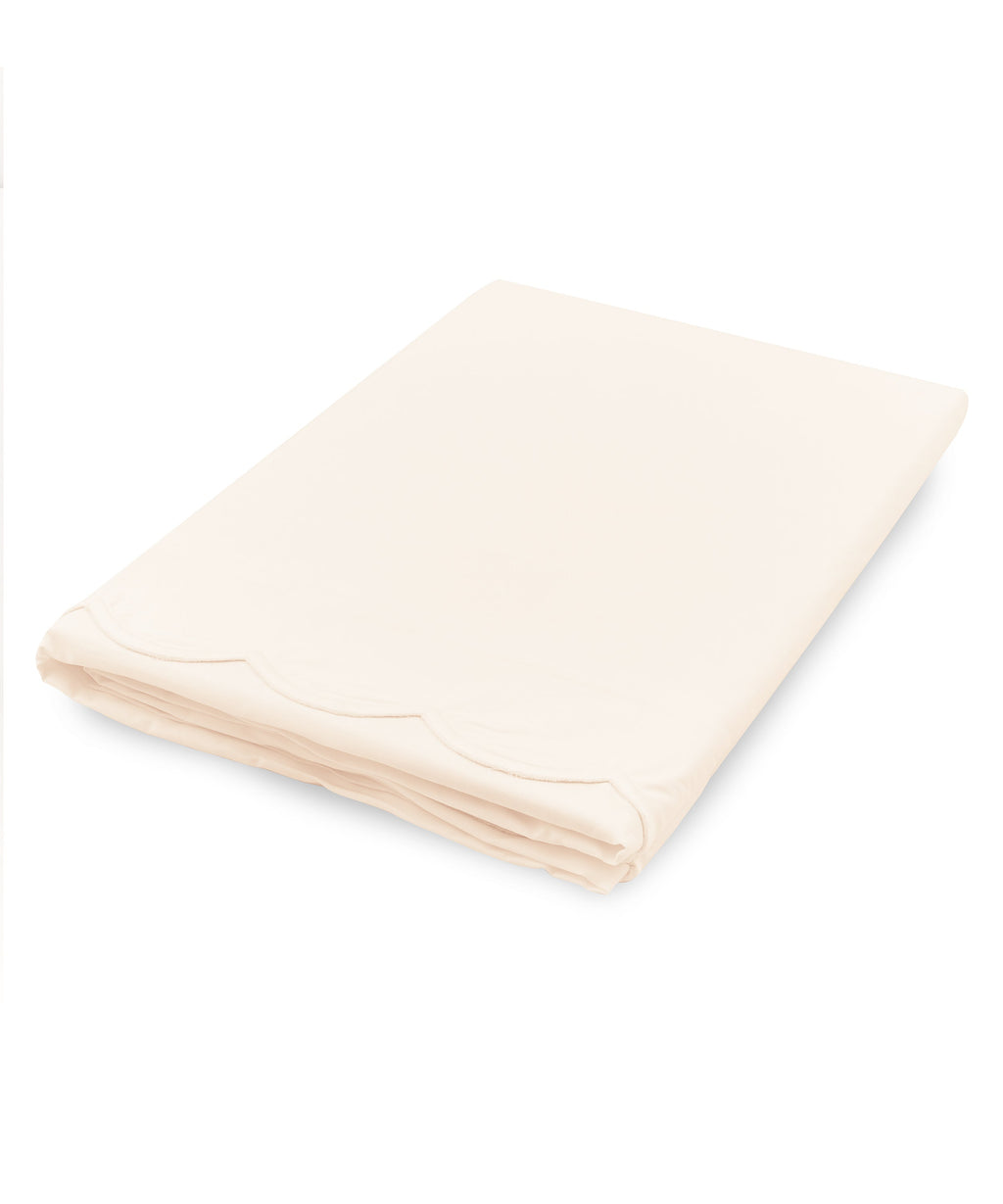 Annabelle Scalloped Bed Linen, Ivory