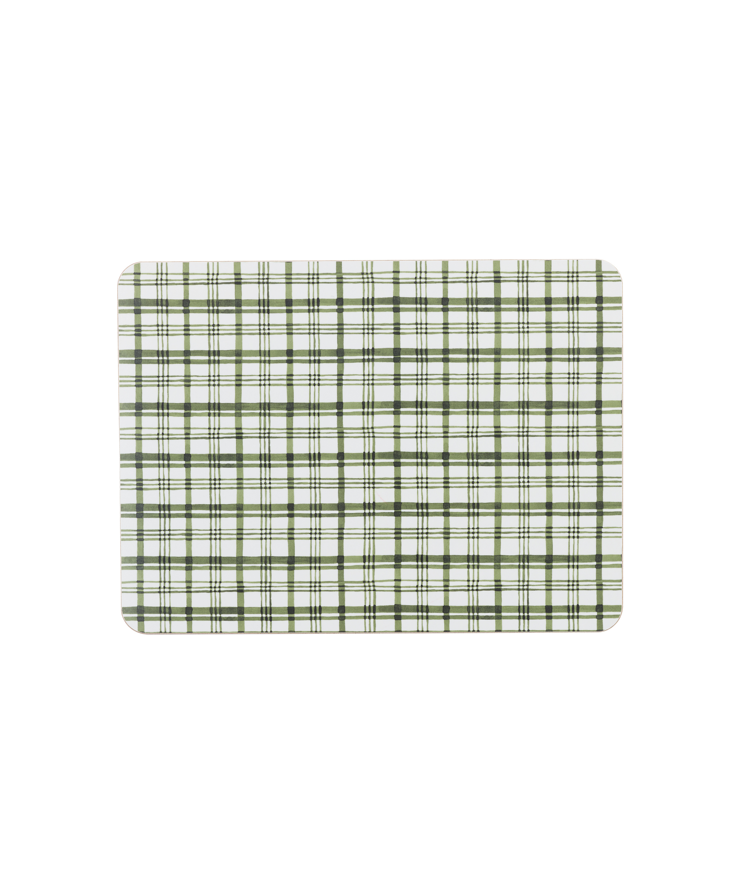 Remy Cork Backed Rectangular Placemat, Ivy