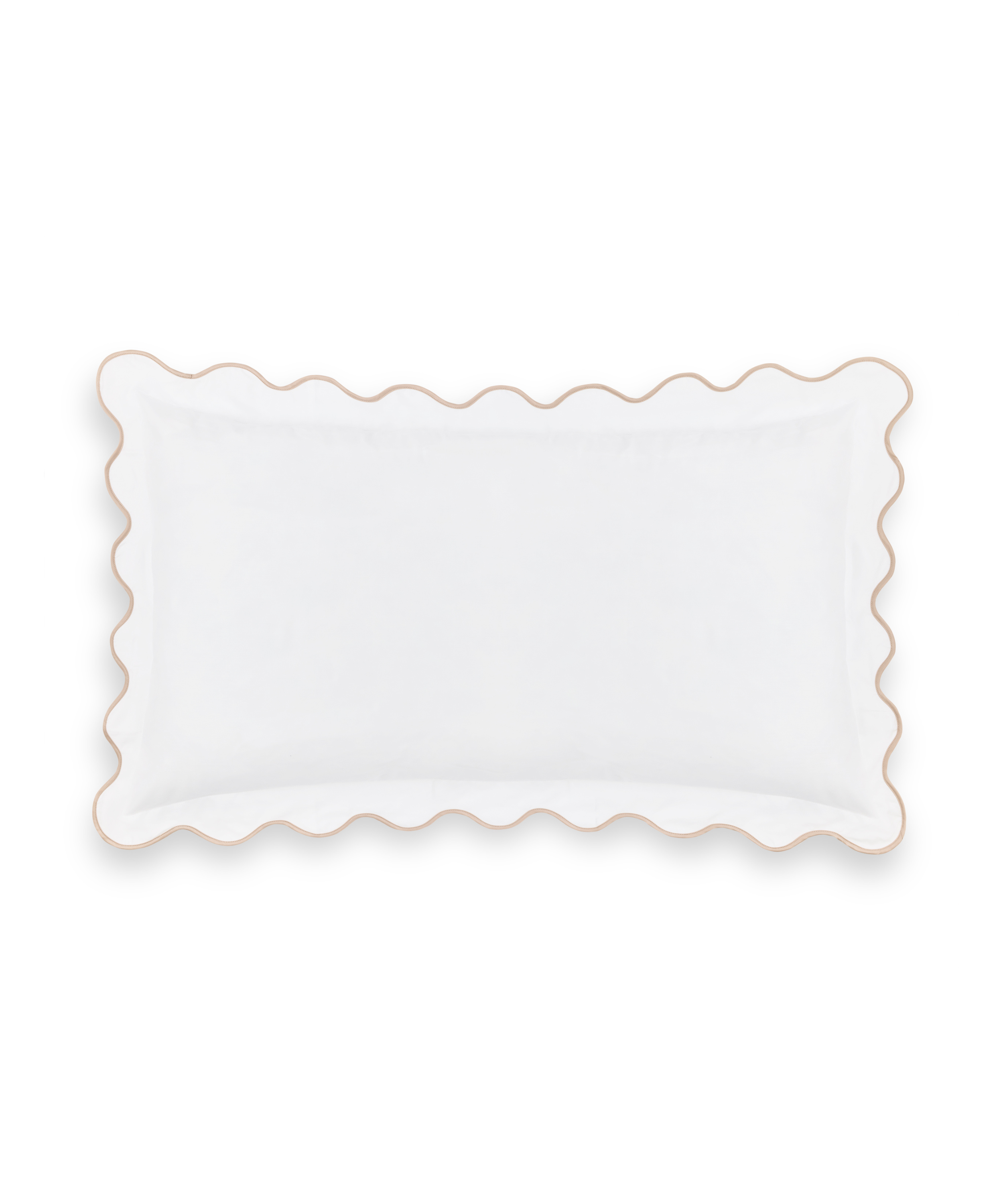 Alexandra Wavy Scalloped Bed Linen, Plaster Pink