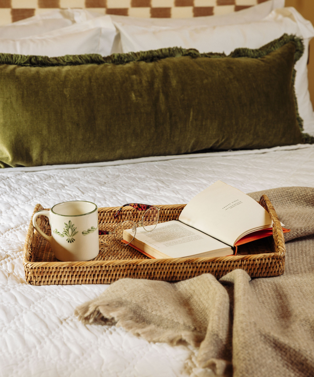 Rattan Serving Trays, Natural