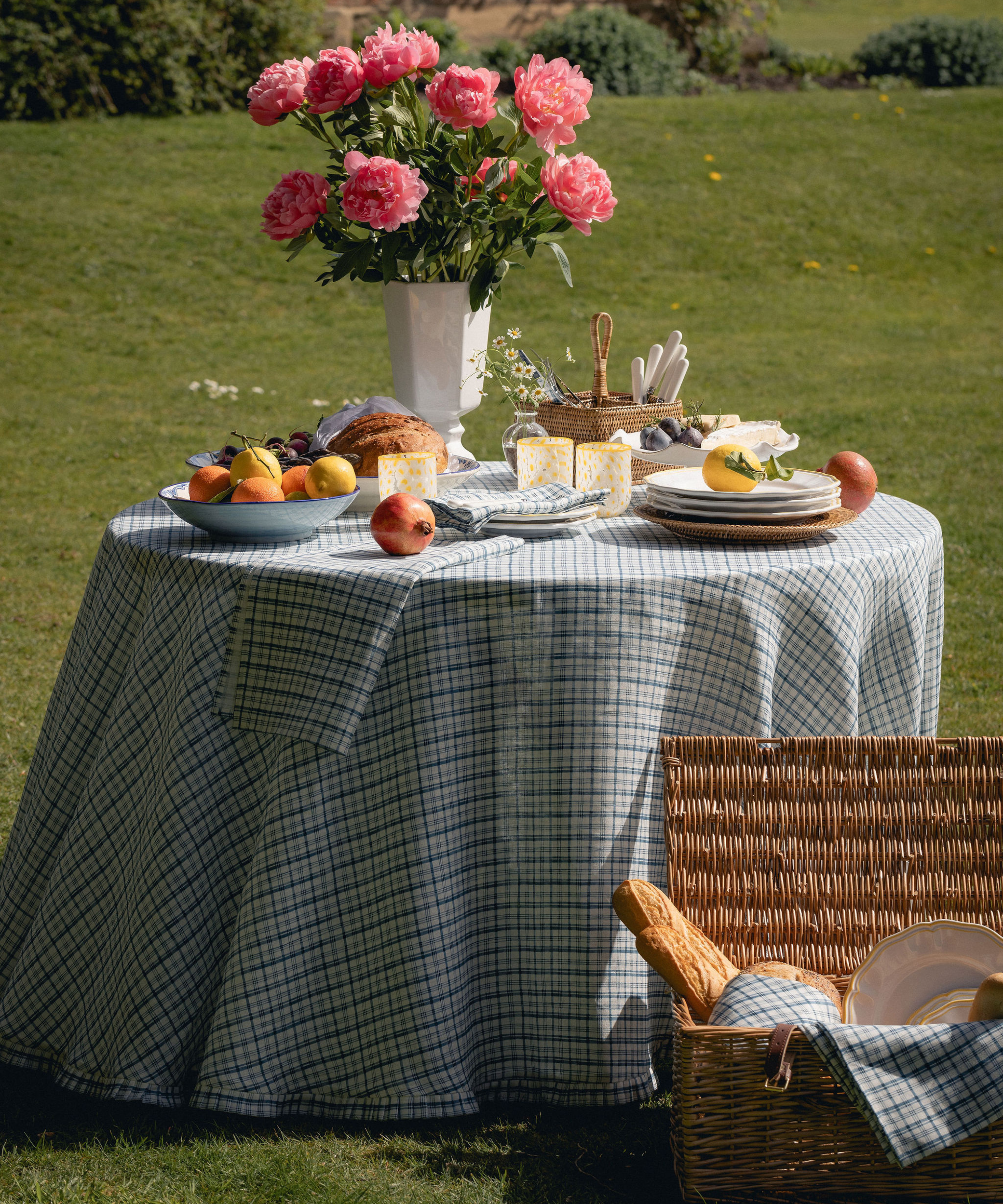 Remy Table Linens, French Navy