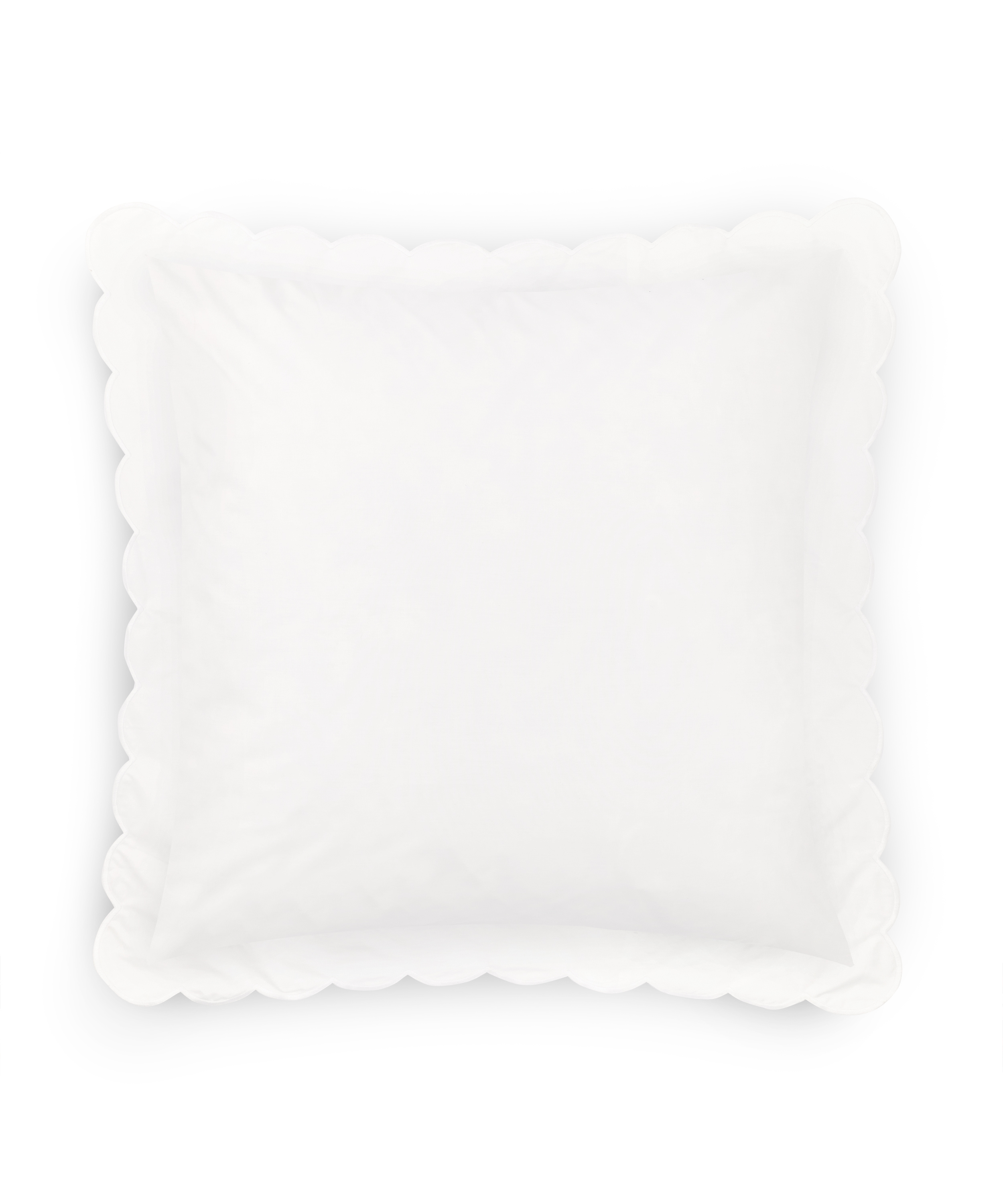 Annabelle Scalloped Bed Linen, White